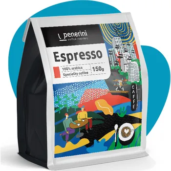 Espresso Penerini 100% arabika zrnková káva Hmotnost: 150 g