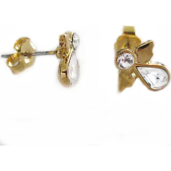 Náušnice Náušnice s křišťály Preciosa andílek Gold