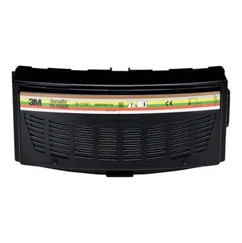 Plynová maska 3M Versaflo TR-6580E Filtr ABE2K1HgP - Organické plyny a výpary (bod varu > 65°C), anorganické, kyselé plyny čpavek, rtuťové výpary a částice