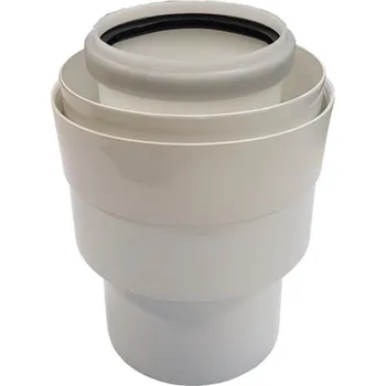 Kanalizační potrubí Cox redukce koaxiální PPs/Al DN 60/100-DN 80/125