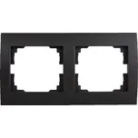 KANLUX LOGI Dvojnásobný horizontální rámeček - černá matn