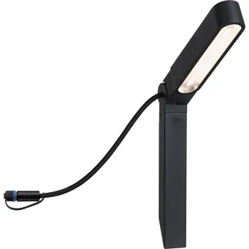 Venkovní osvětlení Paulmann 94545 Plug&Shine Ito Vertical, zahradní spot s trnem 6W LED 3000K, antracit, výška 52cm, IP65