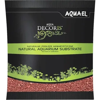 Akvarijní písek dekorační AQUAEL Aqua Decoris Red 2-3 mm 1 kg červený