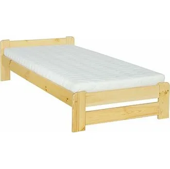 Ložnicová sestava Postel LK099 povrchová úprava Bezbarvý přírodní lak rozměr 80x200