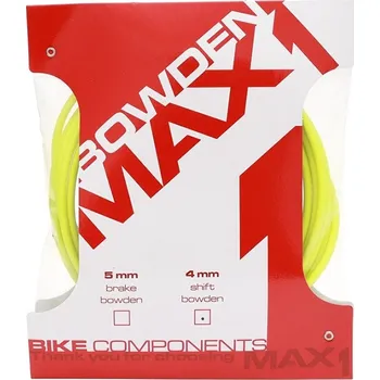 Lanko pro jízdní kolo Řadící bovden Max1 s teflonem průměr 4 mm fluo žlutá