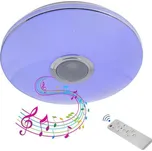 Vipelectro RGBW LED stropní svítidlo PORTO 72W, 50cm - plafon s Bluetooth reproduktorem, CCT stmívatelné a s dálkovým ovládáním,