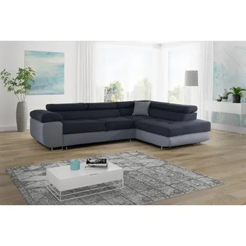 Obývací stěna FALCO Sedací souprava Dolly P šedá tmavý střed