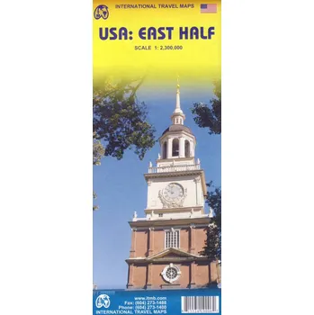 ITMB Publishing mapa USA East Half 1:2,3 mil. ITM