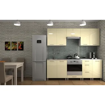 Kuchyňská linka FALCO Kuchyňská linka Dalliance MDR 220 vanilka lesk