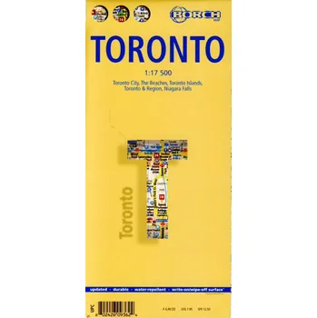 Borch plán Toronto 1:17,5 t. laminovaný