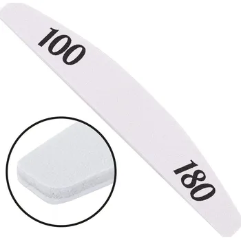 Petra nehty Pilník na nehty loďka bílý střed 100/180
