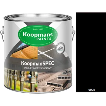 Lak na dřevo Koopmans KOOPMANSPEC RAL 9005 Velikost balení: 0,25l