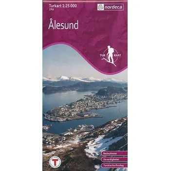 Nordeca vydavatelství mapa Alesund 1:50 t. (č. 2763)