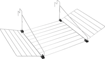 Sušák na prádlo Tomado Tilburg stříbrný 12 m