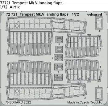 Volný čas Eduard 1/72 Tempest Mk.V landing flaps (AIRFIX)