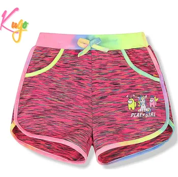 Dívčí kraťasy Dívčí kraťasy - KUGO FS6757, růžová Barva: Růžová, Velikost: 104