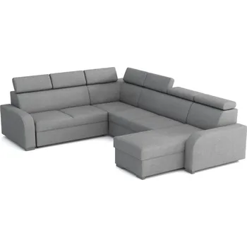 Obývací stěna FALCO Sedací souprava Norway U 2F-R-2UP-OTO sv.šedá