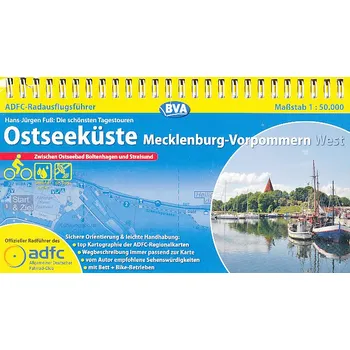 ADFC cykloprůvodce Ostseekuste Mecklenburg-Vorpommern West 1:50 t.