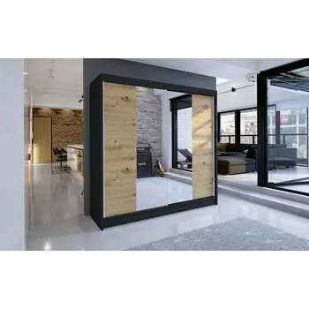 Ložnice FALCO Skříň Taisa II 180 černá/artisan