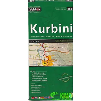 Vektor vydavatelství mapa Kurbini 1:60 t. laminovaná