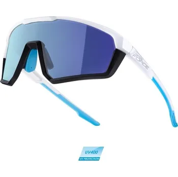 Sluneční brýle Force brýle APEX - modrá zrcadlová skla (bílá/šedá)