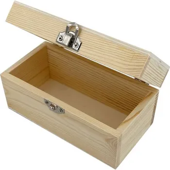 Dárková krabička EFCO Dřevěná krabička obdélníková 16x8x7,8cm