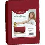 Prostěradlo Mikroflanel - vínová - 90x200 cm