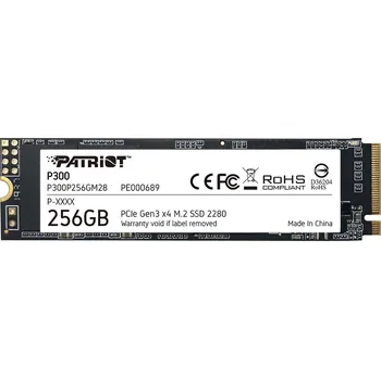 SSD disk PATRIOT P300 256GB SSD / Interní / M.2 PCIe Gen3 x4 NVMe 1.3 / 2280
