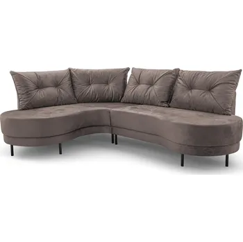 Obývací stěna FALCO Sedací souprava Abbey L světle hnědá