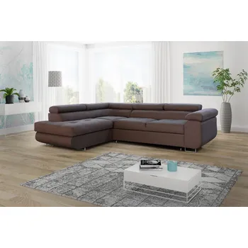 Obývací stěna FALCO Sedací souprava Dolly L hnědá