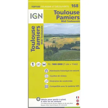 IGN mapa Toulouse, Pamiers 1:100 t.