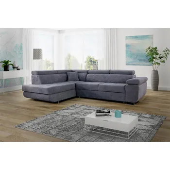 Obývací stěna FALCO Sedací souprava Lyra levá světle šedá