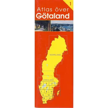 Nordeca vydavatelství atlas Gotaland-Sweden south 1:350 t.