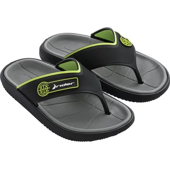 Pánské žabky Rider Block Thong 11655-23208 Pánské žabky černo / zelené 41