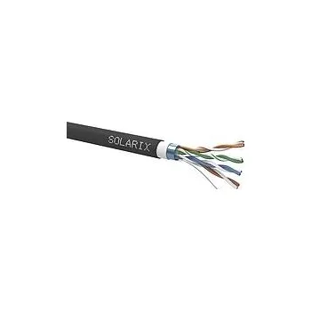 Kabel Instalační kabel Solarix CAT5E FTP PVC+PE Fca dvojitý plášť 305m/cívka SXKD-5E-FTP-PVC+PE