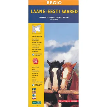 Jana Seta vydavatelství mapa Laane-Eesti Saared (Saaremaa) 1:180 t.