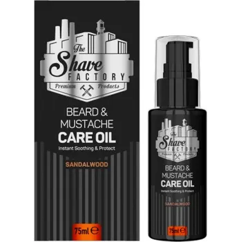 Péče o vousy THE SHAVE FACTORY Olej na vousy a knír Sandalwood 75 ml