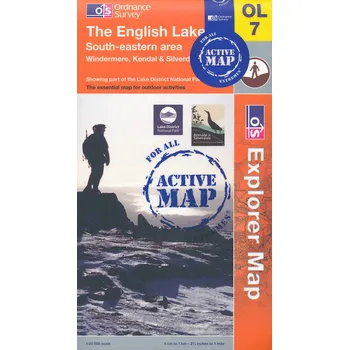 Ordnance Survay vydavatelství mapa The English Lakes south-east 1:25 t. laminovaná