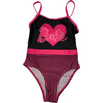 Dívčí plavky Eplus Jednodílné plavky - Barbie černo-růžové Velikost - děti: 104/110