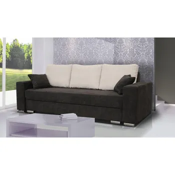 Pohovka Praktická rozkládací pohovka FALCO Margott vzor 02 s úložným prostorem, šedá