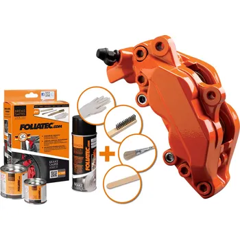 Autolak Barva na brzdové třmeny oranžová | FOLIATEC