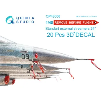 Plastikový model 1/48 Remove Before Flight, standard exter.streamer