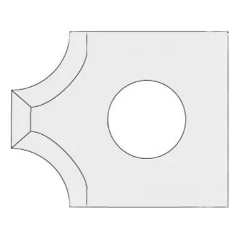 Fréza IGM N031 Žiletka tvrdokovová radiusová - 2xR2 16x17,5x2 UNI N031-20042