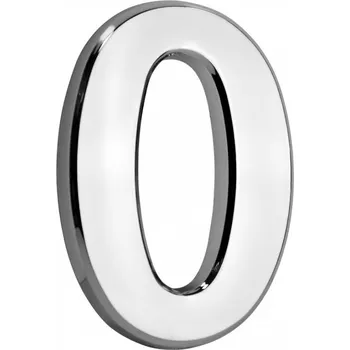 Domovní číslo Číslo domovní samolepící ABS 70x100mm stříbrné #0