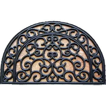 Rohožka CC RBR 36, Grand, guma, polokruh, 45 x 75 cm