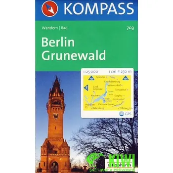 Kompass Berlin Grunewald 1:25 t.