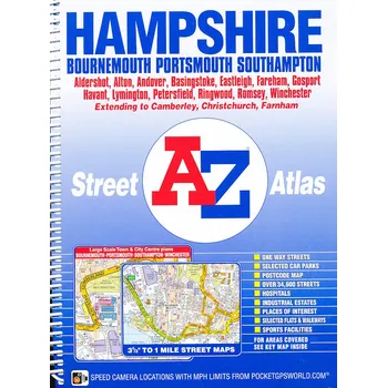 Collins atlas Hampshire street 1:10 t.-1:38 t. spiral