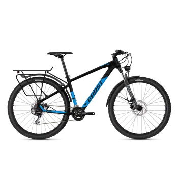 Horské kolo GHOST KATO EQ 27.5 - Black / Bight Blue Metallic vel. M