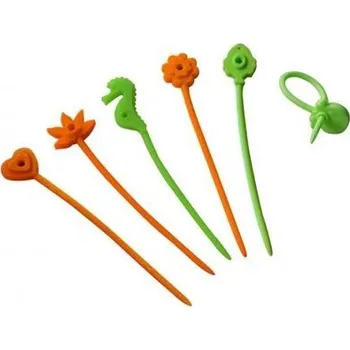 Kuchyňské náčiní Toro SIlikonová smyčka s očkem, 6ks, 12 cm 263628