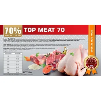 Krmivo pro psa BARDOG Lisované krmivo Bardog Top Meat 70 4 kg